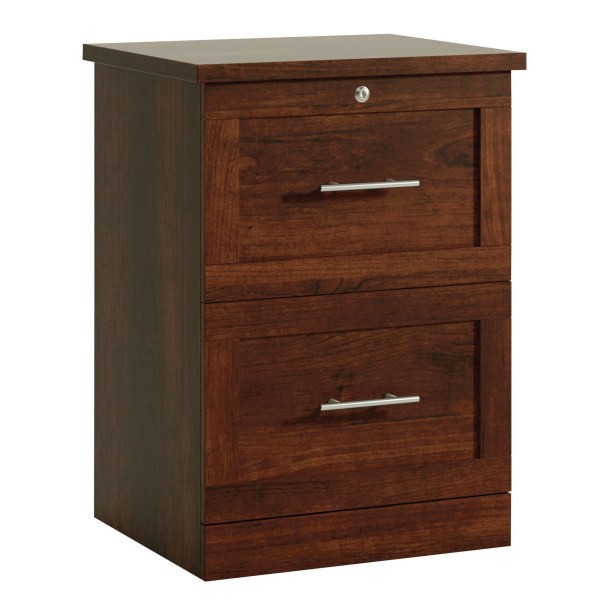 slide 7 of 7, Realspace 17""D Vertical 2-Drawer File Cabinet, Mulled Cherry, 1 ct