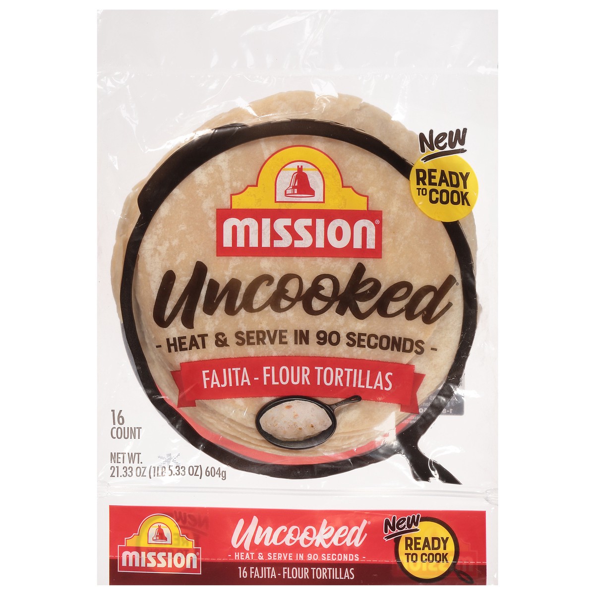 slide 1 of 9, Mission Miss Uncooked Fajita Flour, 1 ct