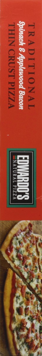 slide 3 of 4, Edwardo's Thin Crust Traditional Spinach & Applewood Bacon Pizza 24 oz, 24 oz