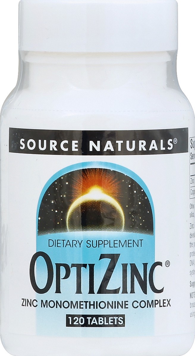 slide 2 of 2, Source Naturals OptiZinc, 120 ct