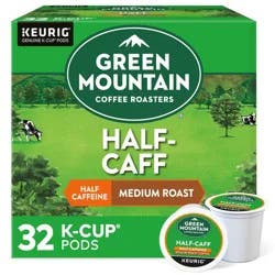 Green Mountain Coffee Roasters Half Caff K-Cup Pods