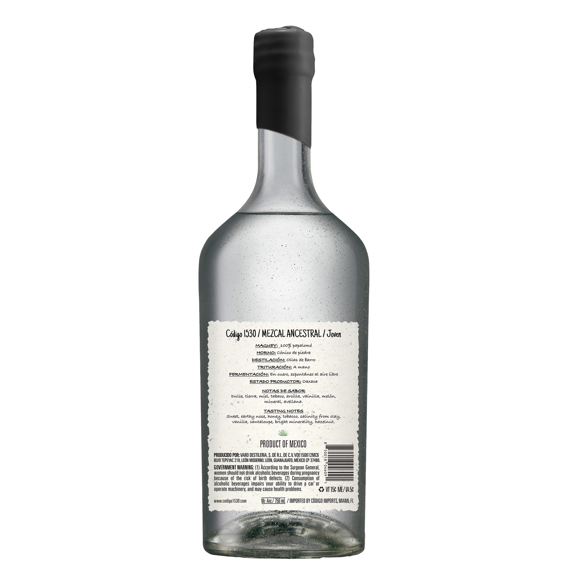 slide 6 of 9, Codigo 1530 Ancestral Mezcal 3/Cs, 750 ml