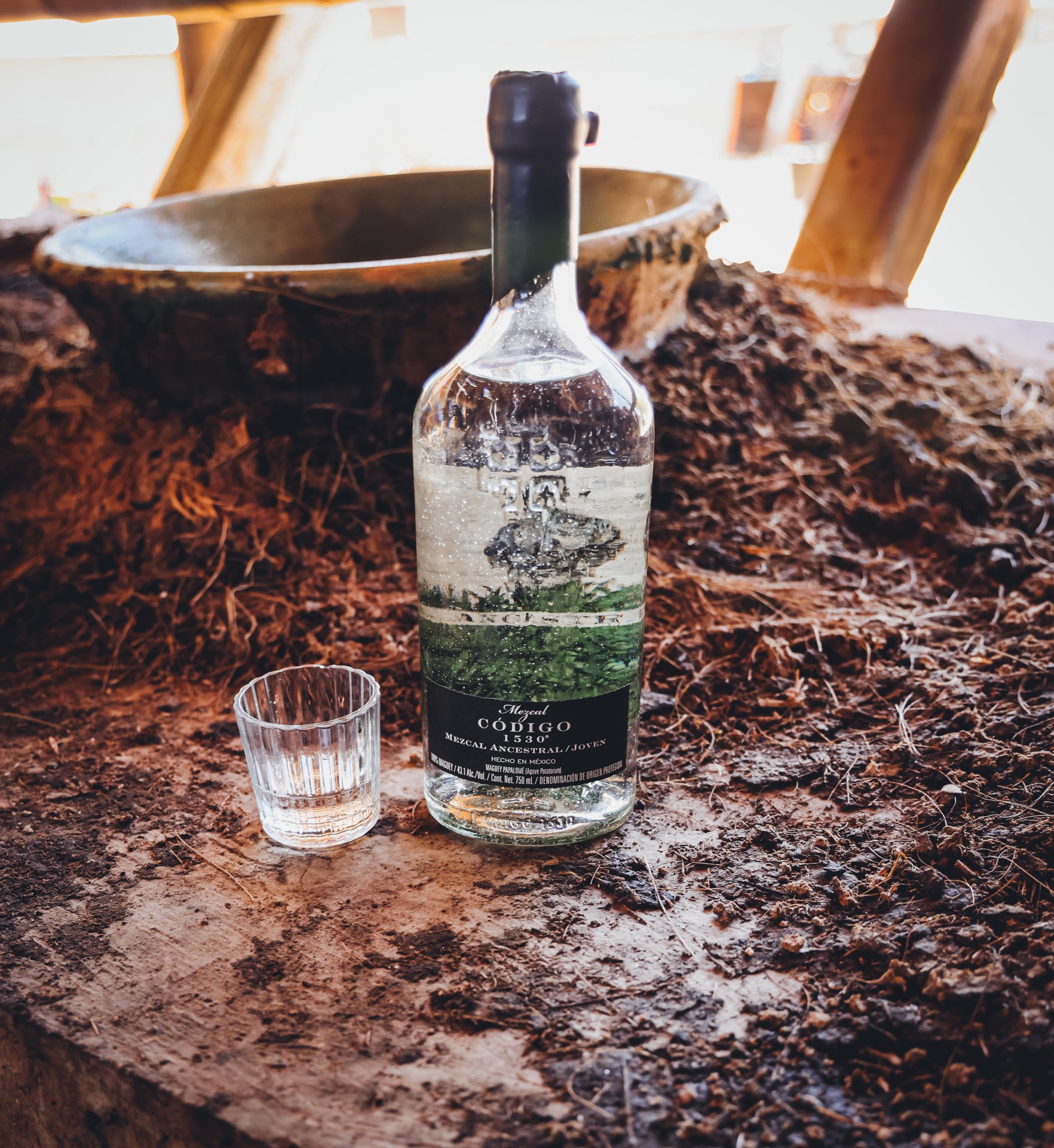 slide 3 of 9, Codigo 1530 Ancestral Mezcal 3/Cs, 750 ml