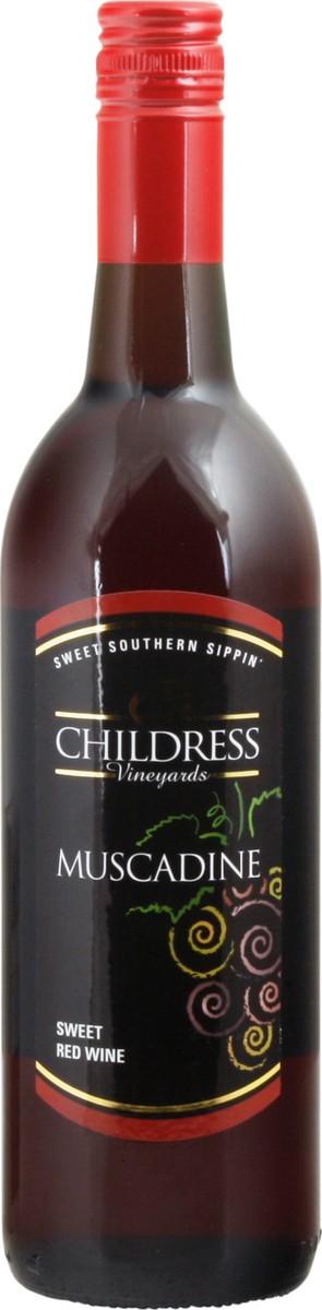 slide 7 of 9, Childress Vineyards Muscadine Sweet Red Wine 750 ml Bottle, 750 ml