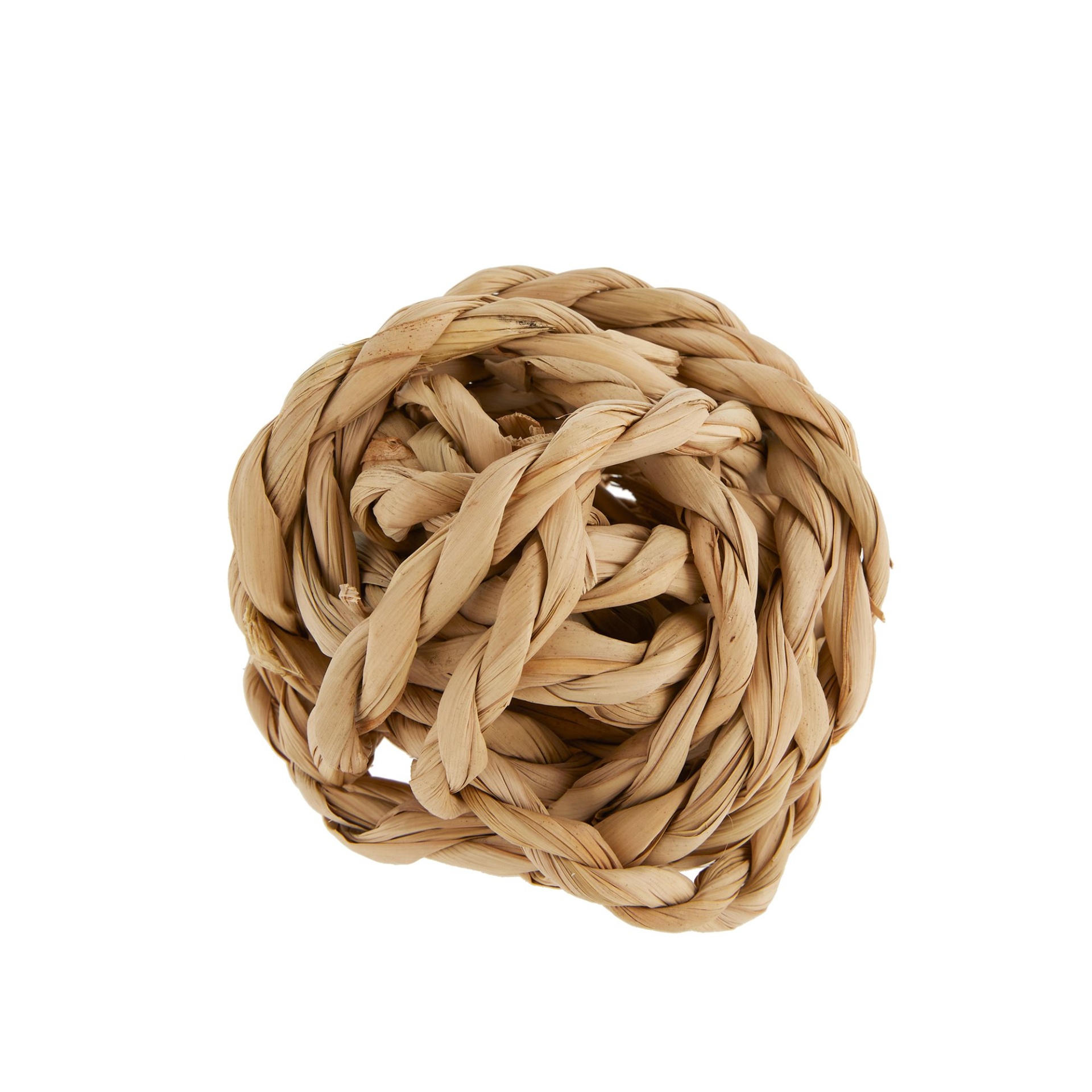 slide 1 of 1, Full Cheeks Small Pet Braided Ball Chew, 1 ct