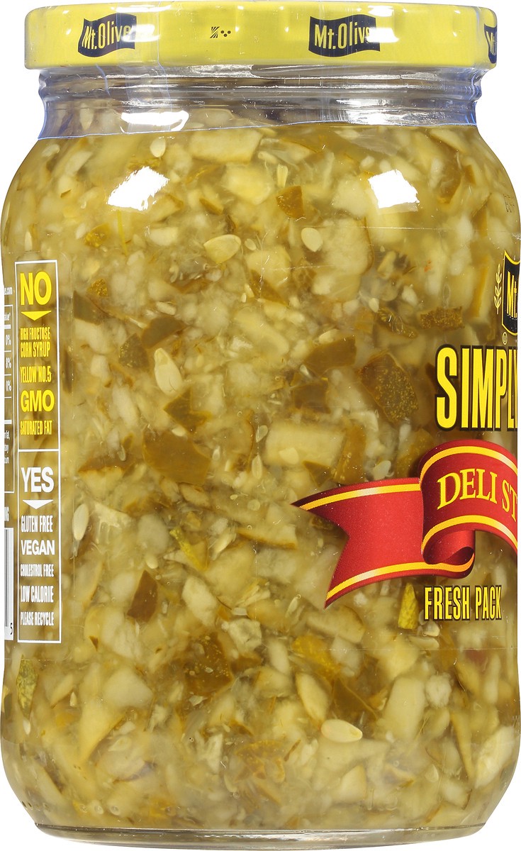 slide 5 of 8, Mt. Olive Kosher Dill Relish Sea Salt, 16 fl oz