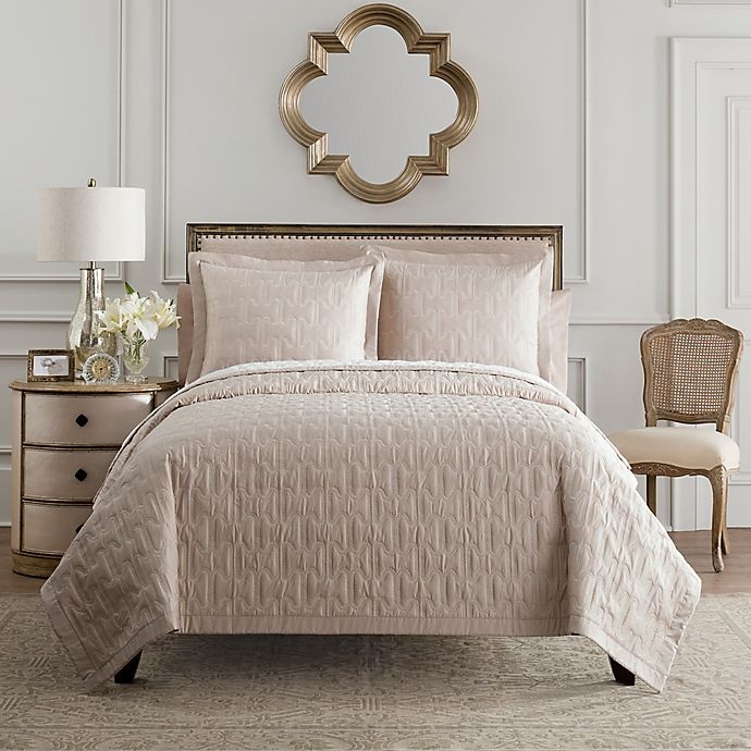 slide 1 of 4, Valeron Luna King Coverlet Set - Taupe, 1 ct