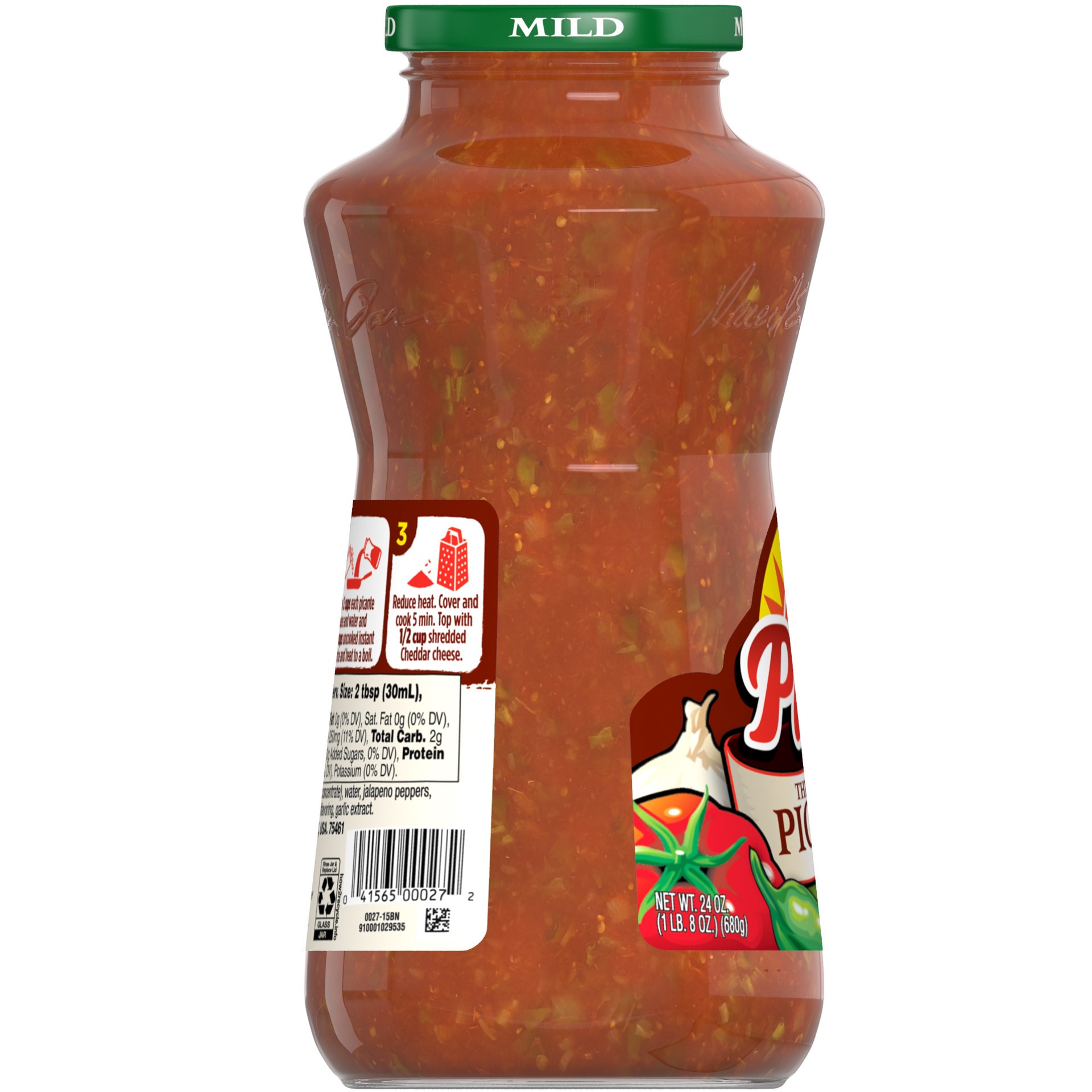 slide 3 of 5, Pace Picante Sauce, Mild, 24.000 oz