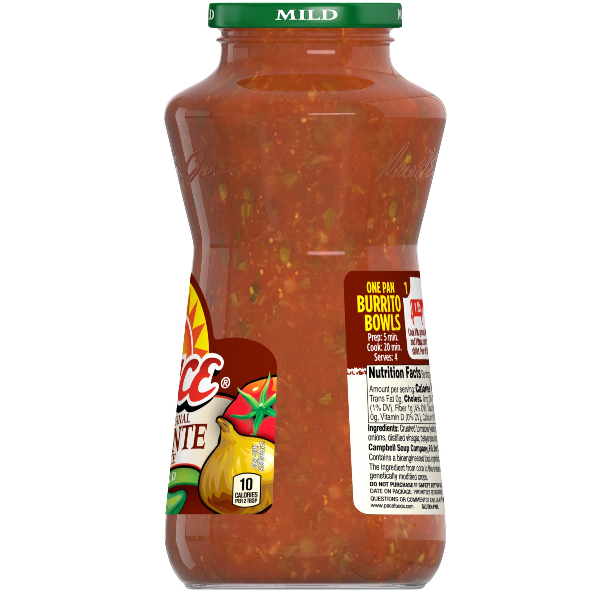 slide 2 of 5, Pace Picante Sauce, Mild, 24.000 oz