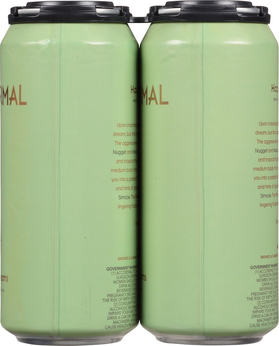 slide 8 of 9, Abnormal Hazy Style IPA Hazy Dreams Beer 4 - 473 ml Cans, 4 ct