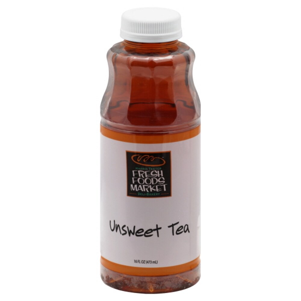 slide 1 of 5, Harris Teeter Fresh Foods Market Unsweet Tea - 16 fl oz, 16 fl oz