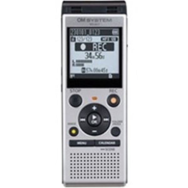 slide 2 of 6, Om System Ws882 Digital Voice Recorder, 4.4"H X 1.8"W X 0.7"D, Silver, 1 ct