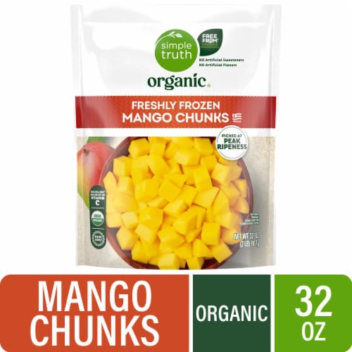 slide 1 of 1, Simple Truth Organic® Frozen Chunked Mango, 32 oz