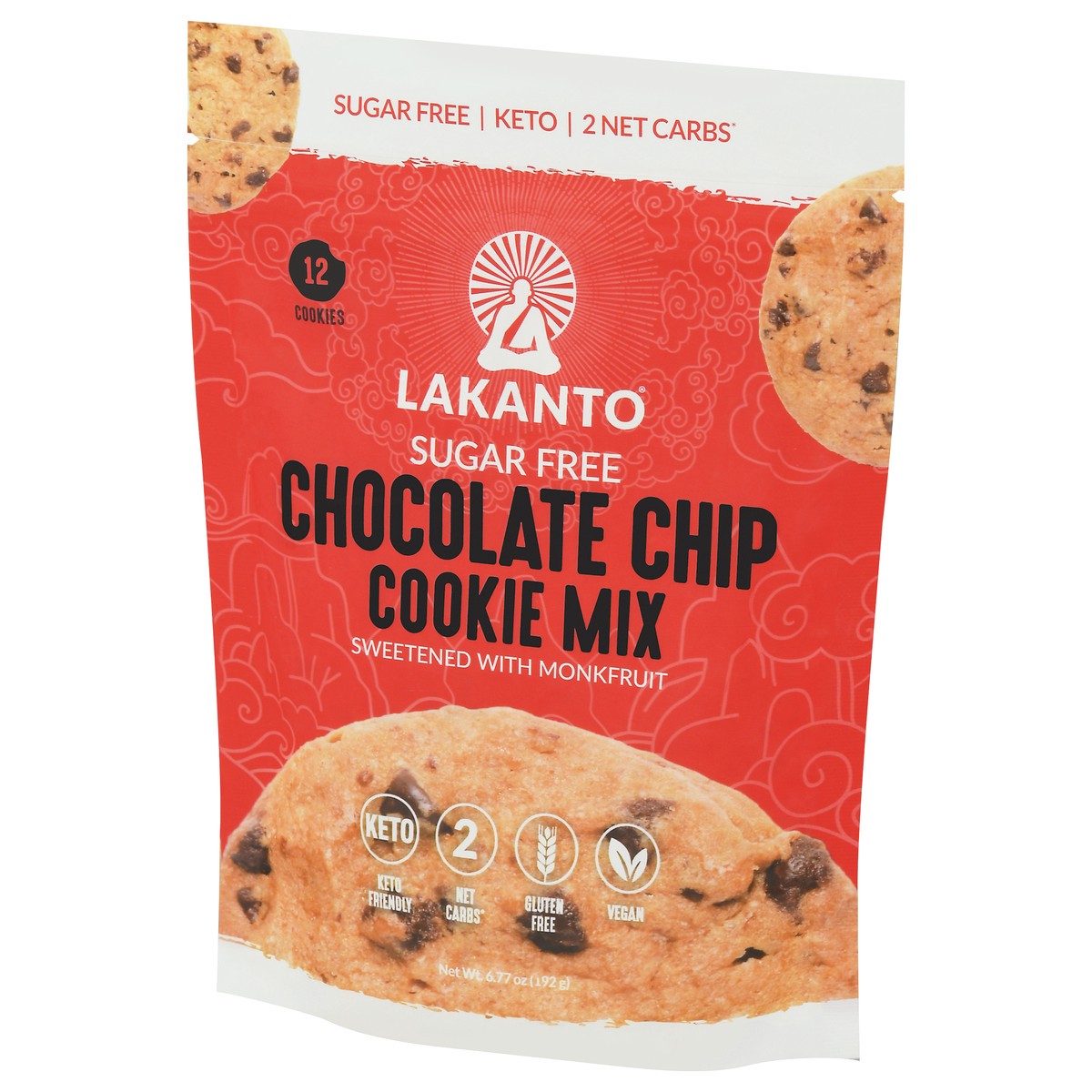 slide 6 of 9, Lakanto Sugar Free Chocolate Chip Cookie Mix 6.77 oz, 6.77 oz