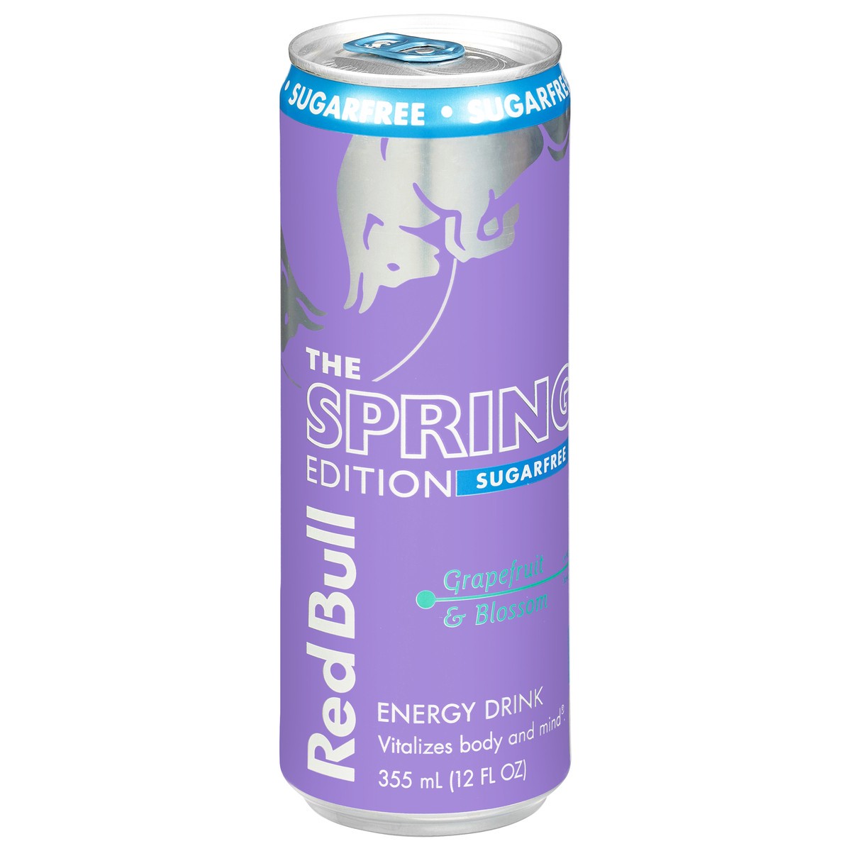 slide 5 of 13, Red Bull Spring Edition Sugarfree Energy Drink, Grapefruit, 12 fl. oz. can, with 114mg Caffeine, Taurine & B Vitamins, 12 fl oz