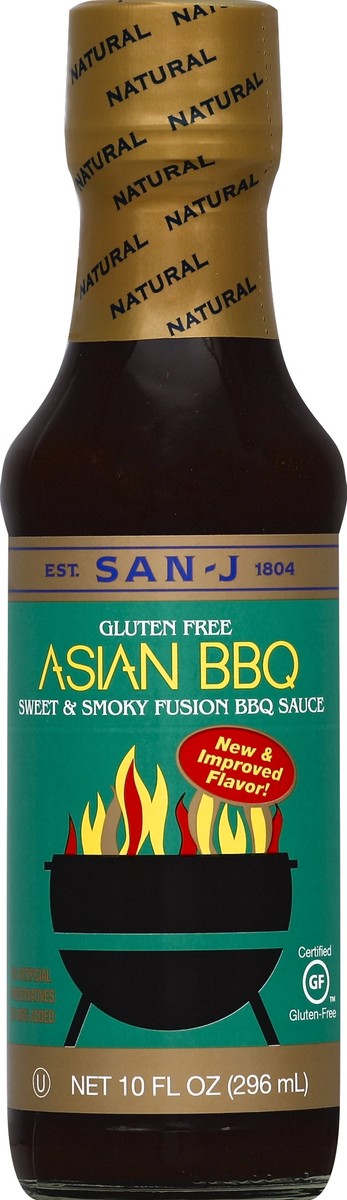 slide 2 of 2, San-J Gluten Free Asian BBQ Sauce, 10 oz