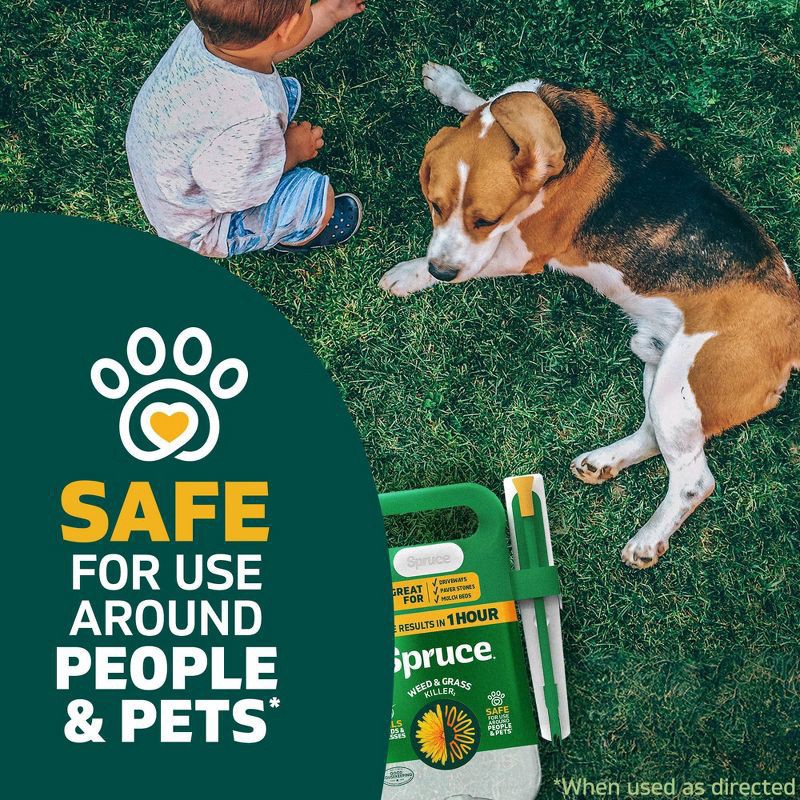 slide 10 of 13, Zevo Spruce Weed and Grass Killer Powder Fertilizer 64oz, 64 oz