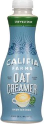 Califia Farms Unsweetened Oat Creamer 25.4 fl oz
