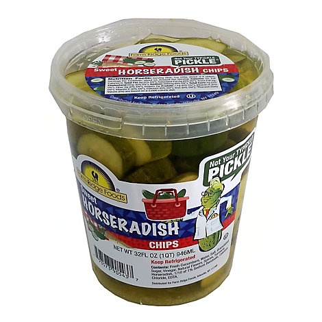 slide 1 of 1, Farm Ridge Foods® UnTyPickle Pickles™, sweet horseradish, 32 oz