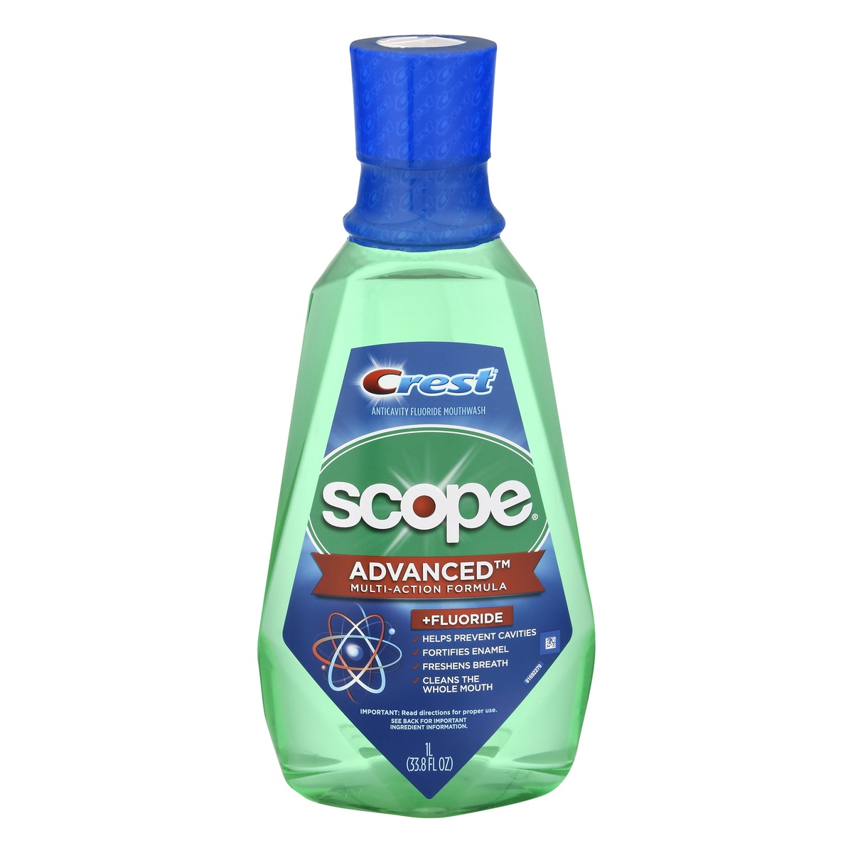 slide 1 of 1, Crest Scope Advanced Mouthwash, 1 liter