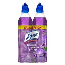Lysol Lavender Liquid Toilet Bowl Cleaner - 48 fl oz/2ct