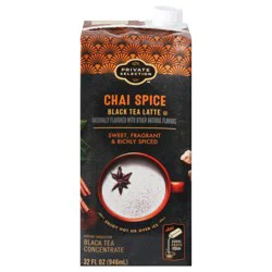 Private Selection Chai Spice Black Tea Latte Concentrate - 32 fl oz