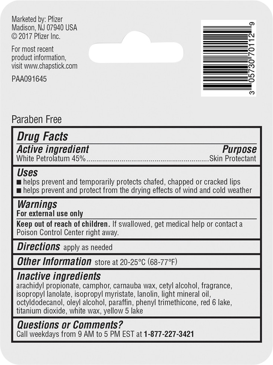 slide 3 of 5, ChapStick Classic Original Lip Balm Tubes - 0.15 Oz (12 Blister Packs of One Each), 1 ct