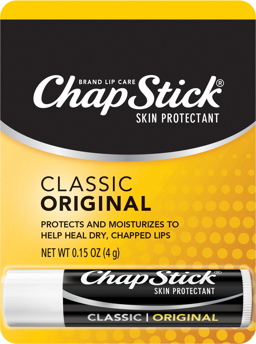 slide 2 of 5, ChapStick Classic Original Lip Balm Tubes - 0.15 Oz (12 Blister Packs of One Each), 1 ct