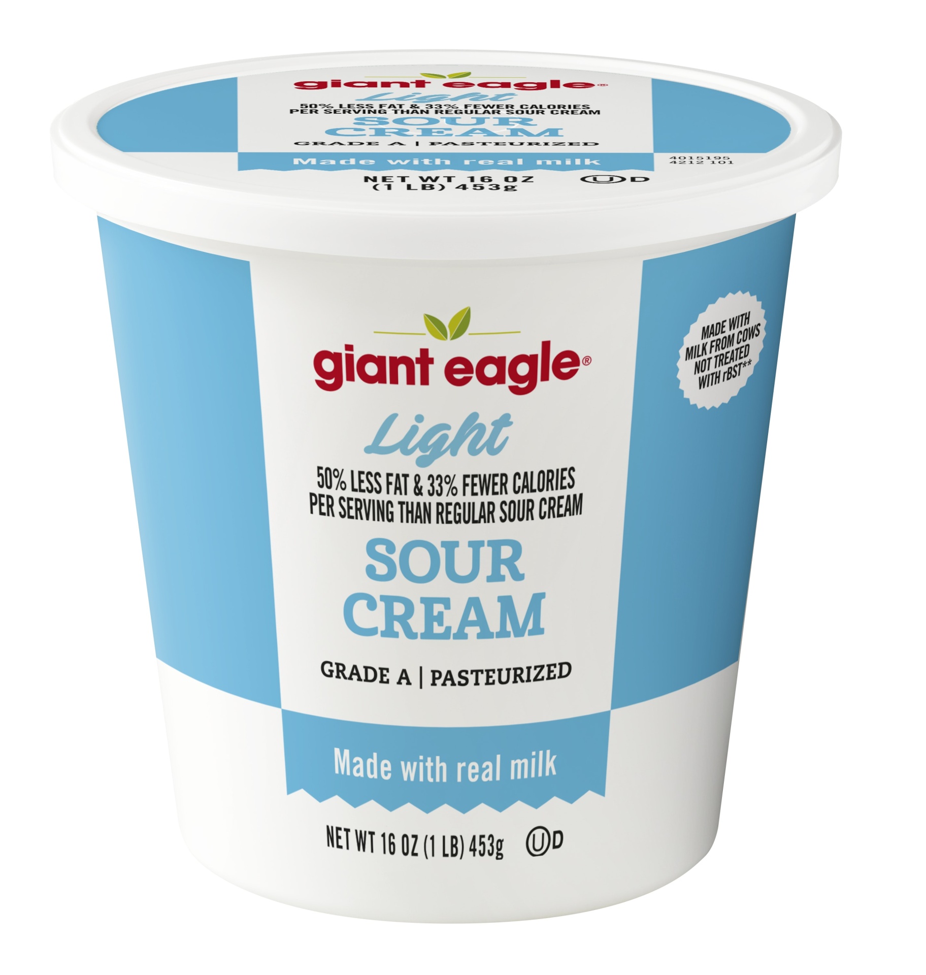 slide 1 of 1, Giant Eagle Sour Cream, Light, 16 oz