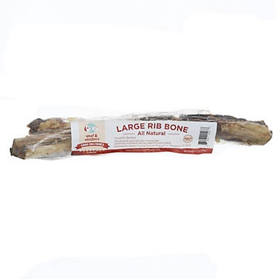 slide 1 of 1, Woof and Whiskers Large Beef Rib Bone&nbsp;, 1 ct