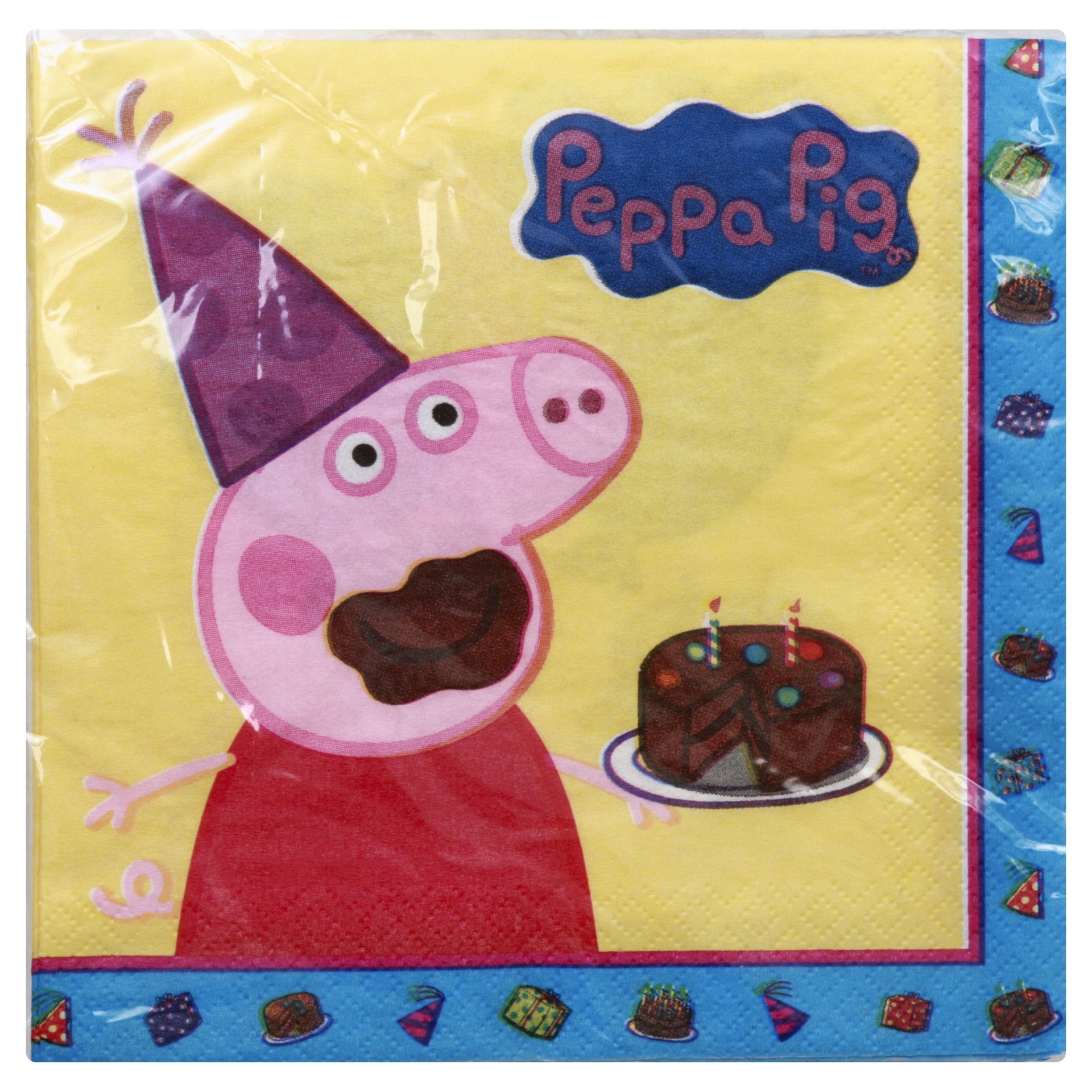 slide 1 of 5, Peppa Pig Lunch Napkins, 16 ct