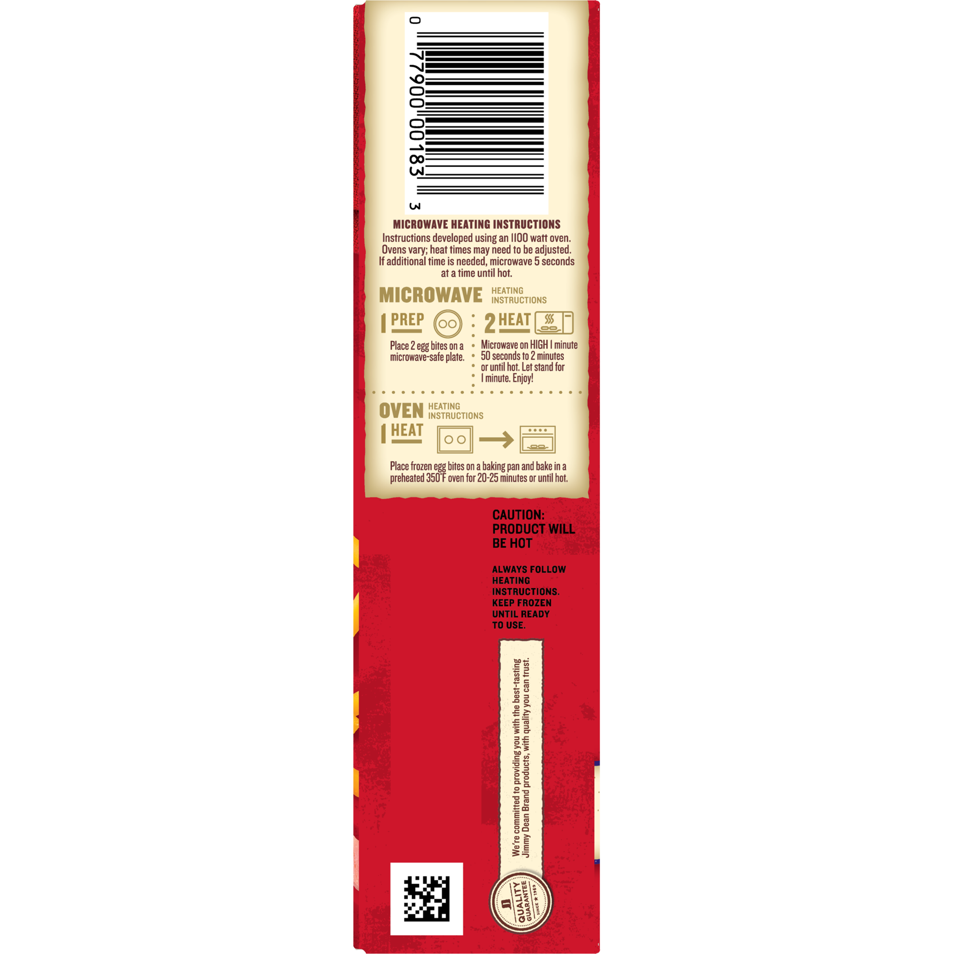 slide 8 of 10, Jimmy Dean Egg Bites Meat Lovers Frozen Breakfast, 4 oz, 113.40 g