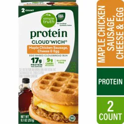 Simple Truth® Protein Maple Chicken Sausage Cheese and Egg Cloud'wich®