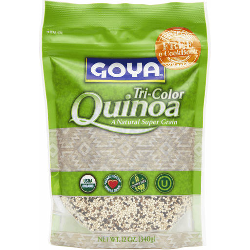 slide 2 of 2, Goya Organic Tricolor Quinoa, 12 oz