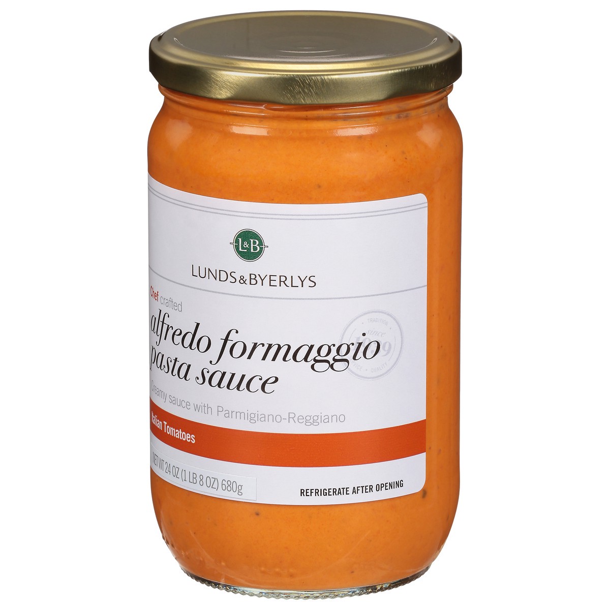 slide 8 of 14, Lunds & Byerlys Alfredo Formaggio Pasta Sauce 24 oz, 24 oz