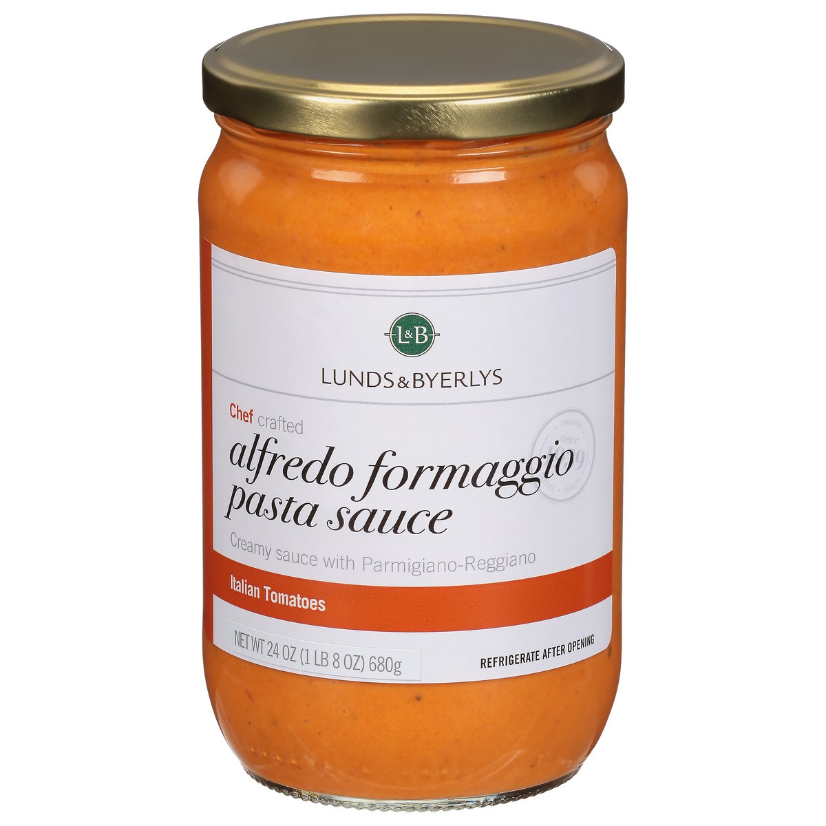 slide 1 of 14, Lunds & Byerlys Alfredo Formaggio Pasta Sauce 24 oz, 24 oz