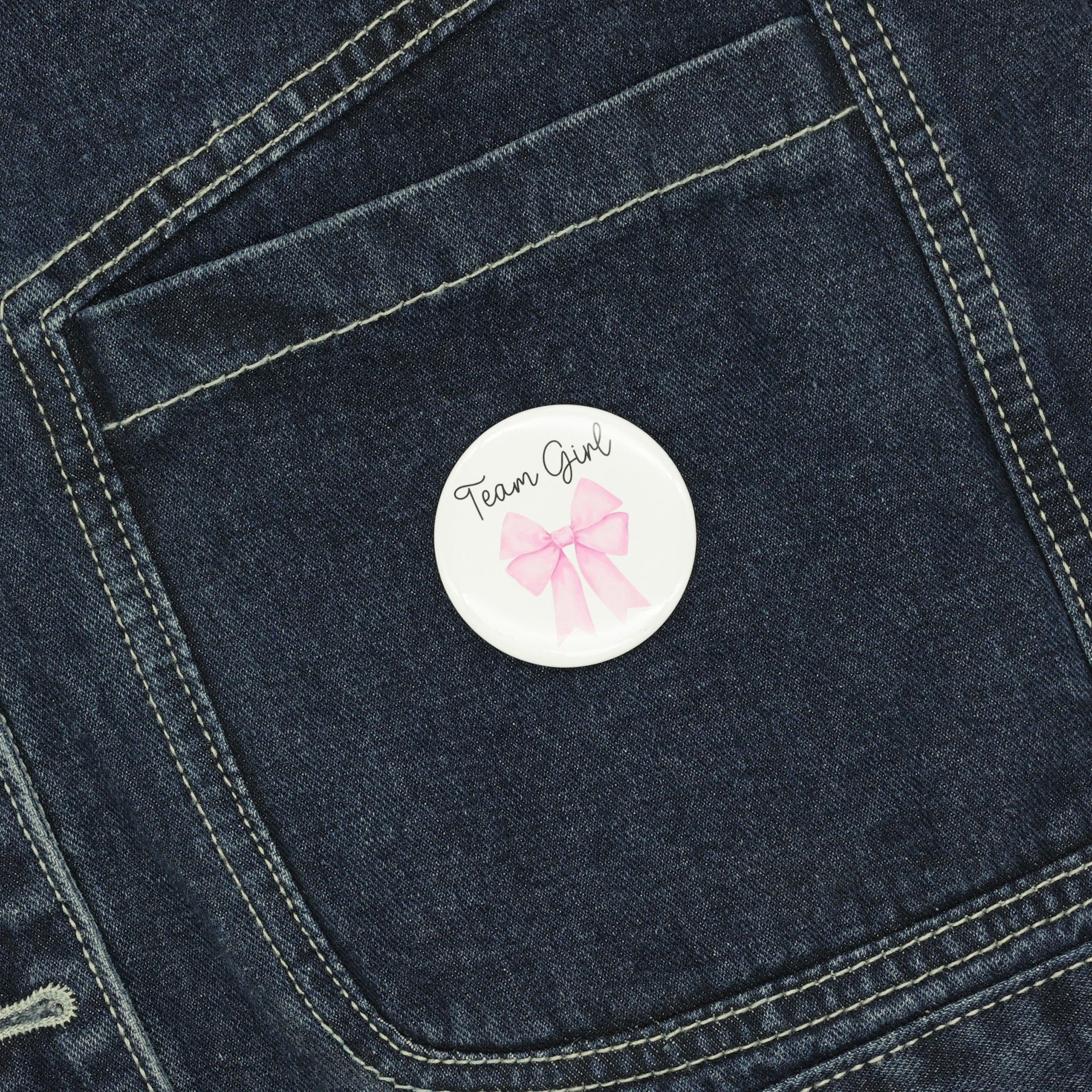 slide 2 of 4, 2" Team Boy & Team Girl Buttons By Celebrate It, 2 in