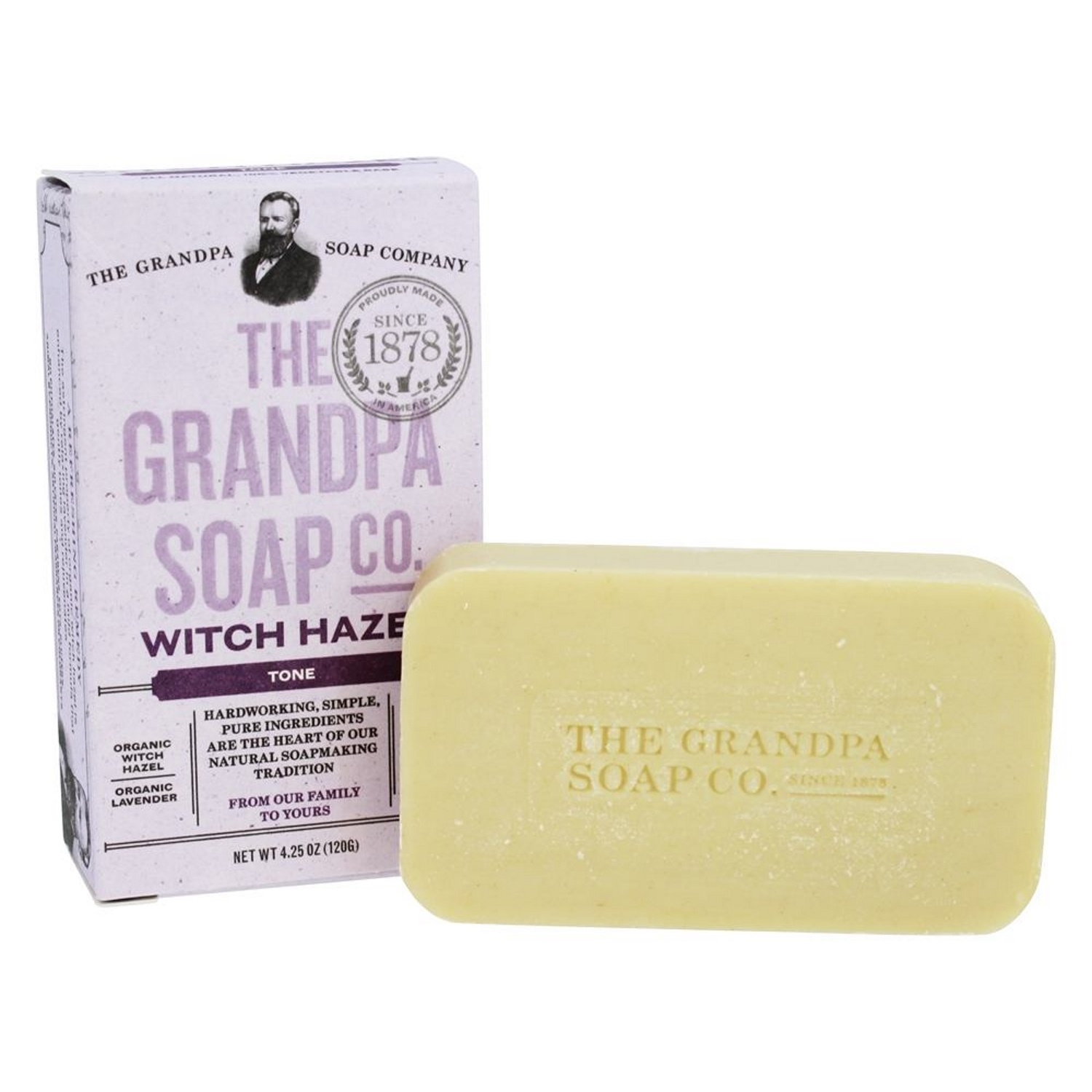 slide 1 of 1, The Grandpa Soap Co. Bar Witch Hazel, 4.25 oz