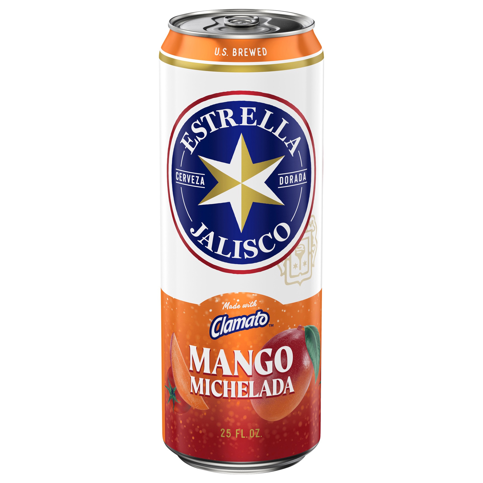 slide 3 of 3, Estrella Jalisco Mango Michelada 12 fl oz, 25 fl. oz