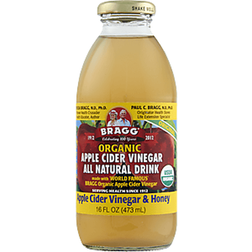 slide 3 of 9, Bragg Apple Cider Vinegar & Honey Drink, 16 fl oz