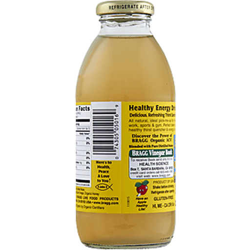 slide 7 of 9, Bragg Apple Cider Vinegar & Honey Drink, 16 fl oz