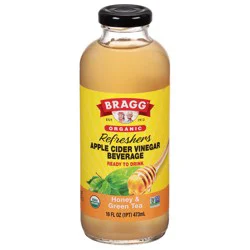 Bragg Refreshers Organic Honey & Green Tea Apple Cider Vinegar Beverage 16 fl oz