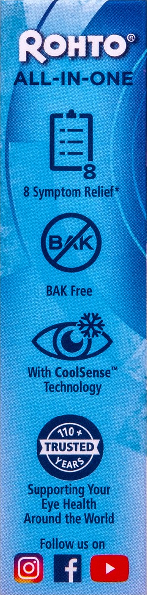 slide 6 of 7, Rohto Ice Eye Drops, 0.4 fl oz