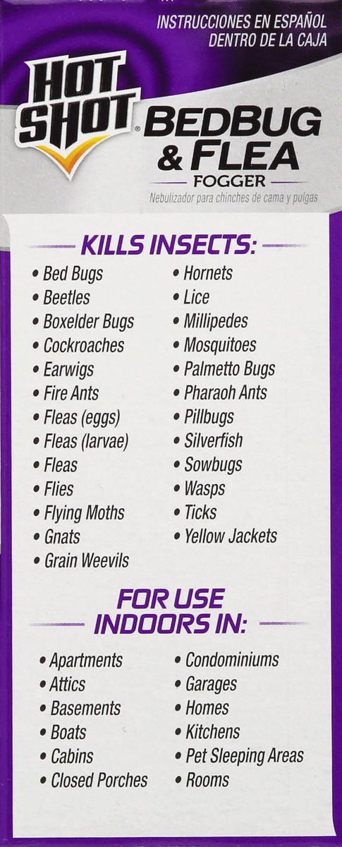 slide 8 of 9, Hot Shot Bedbug & Flea Fogger, 3 ct