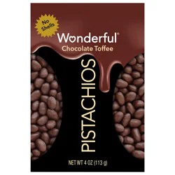 Wonderful Pistachios, Chocolate Toffee - 4 oz Bag