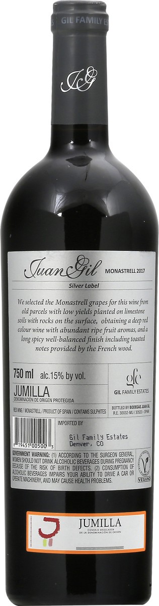 slide 2 of 10, Bodegas Juan Gil Juan Gil Monastrell, 750 ml