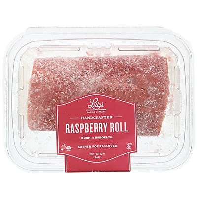 slide 1 of 8, Lilly's Lillys Gourmet Kosher For Passover Raspberry Roll, 12 oz