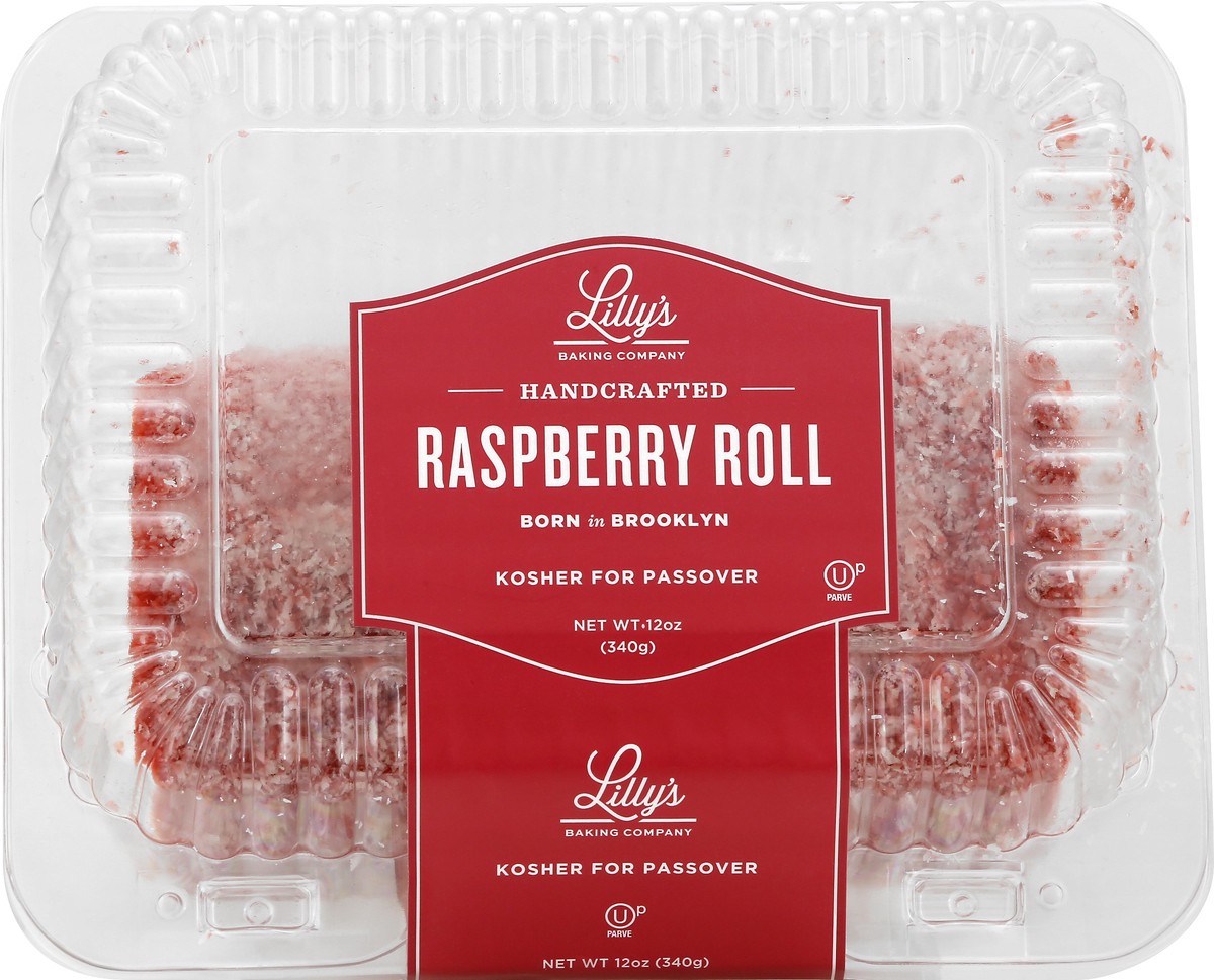 slide 7 of 8, Lilly's Lillys Gourmet Kosher For Passover Raspberry Roll, 12 oz