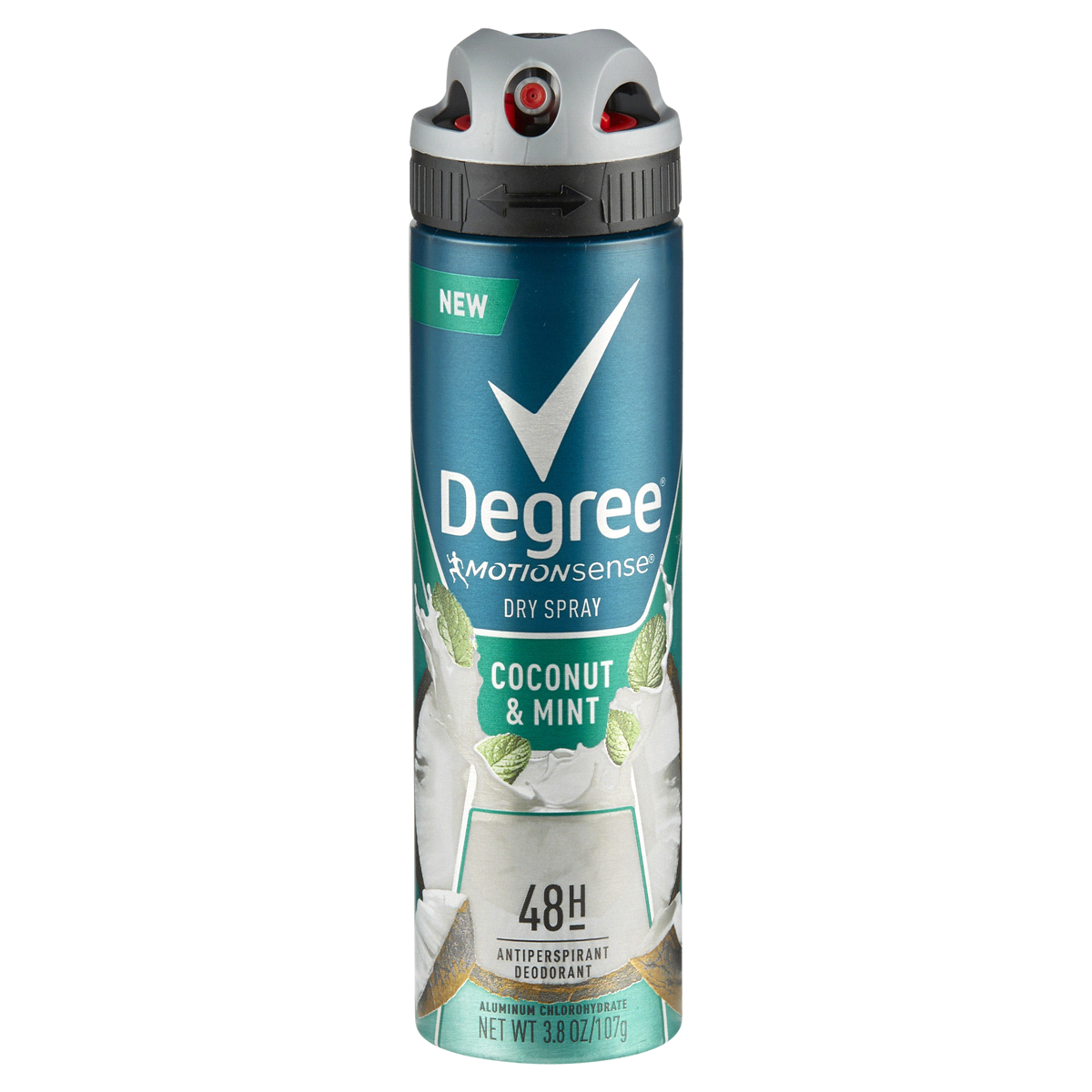 slide 1 of 1, Degree For Men Antiperspirant Deodorant Dry Spray Coconut Mint, 3.8 oz