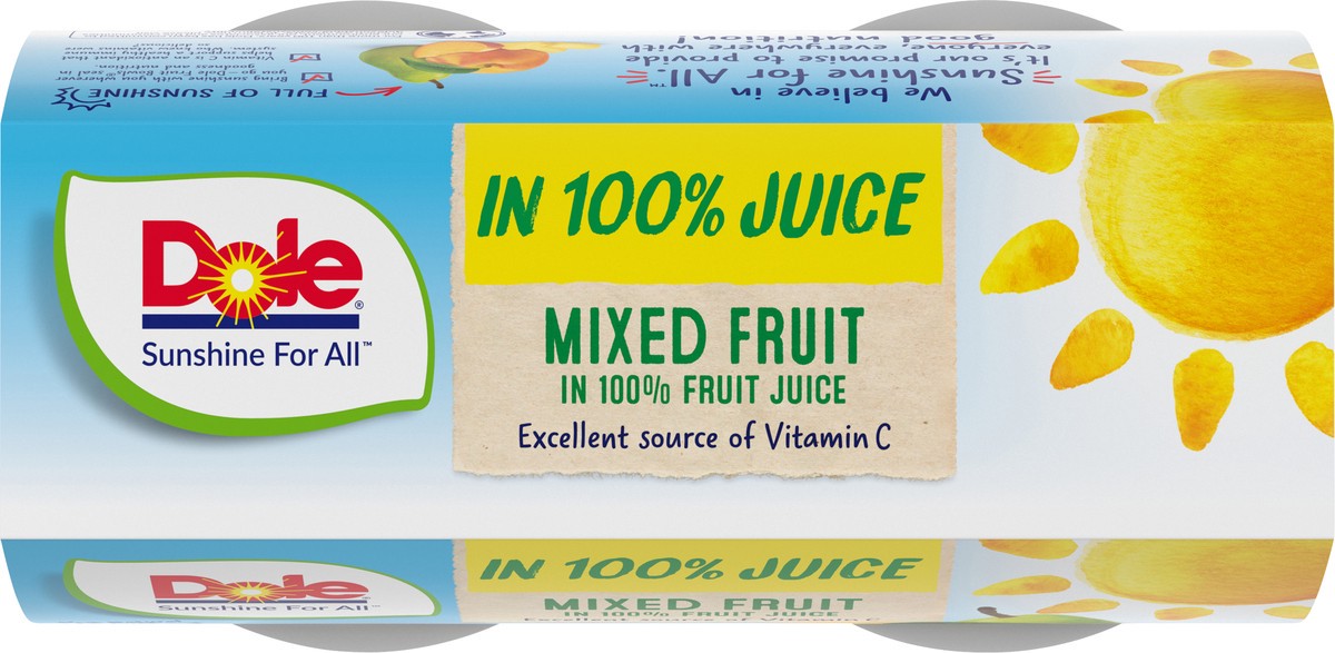 slide 8 of 9, Dole Fruit Bowls Mixed Fruit, 4 ct; 16 oz